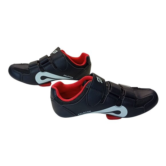 Peloton Cycling Shoes 38 EU Black & Red With Buckle Closure - Picture 4 of 10